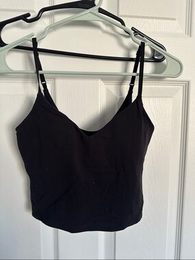 Lululemon align Black Cropped Adjustable Spaghetti Strap Cami